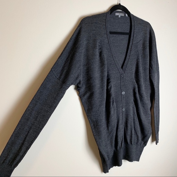 Vince | Cashmere & Merino Wool & V neck Cardigan - Picture 3 of 8